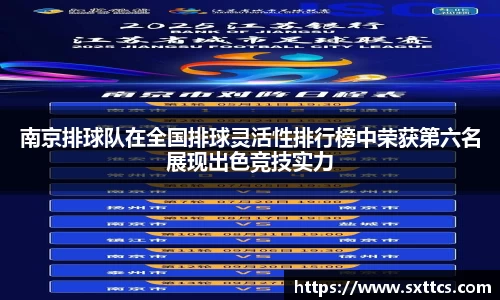 南京排球队在全国排球灵活性排行榜中荣获第六名展现出色竞技实力
